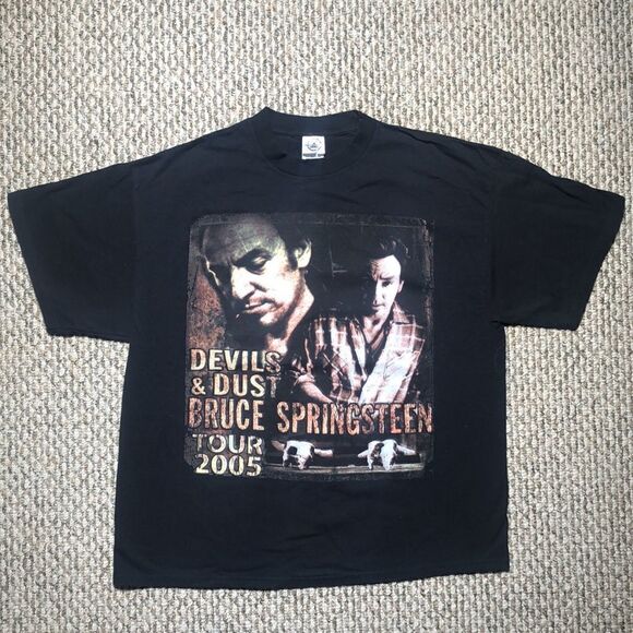 Bruce Springsteen Vintage Devils & Dust Tour 2005 T-Shirt | Two-sided | XL - Picture 1 of 5